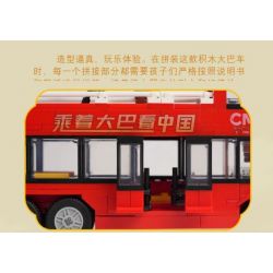 MAIN STATION CULTURAL AND CREATIVE KB7111 7111 non  XE BUÝT GA CHÍNH bộ đồ chơi xếp lắp ráp ghép mô hình City Thành Phố 665 khối