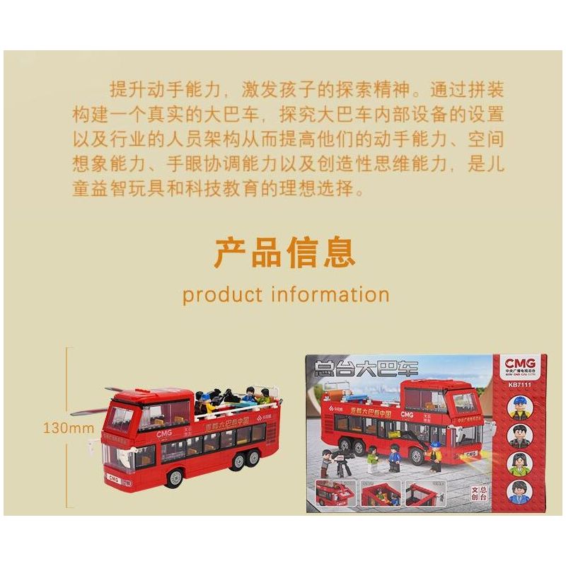 MAIN STATION CULTURAL AND CREATIVE KB7111 7111 non  XE BUÝT GA CHÍNH bộ đồ chơi xếp lắp ráp ghép mô hình City Thành Phố 665 khối