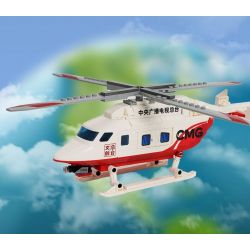 MAIN STATION CULTURAL AND CREATIVE KB7112 7112 non  TRỰC THĂNG TRẠM CHÍNH bộ đồ chơi xếp lắp ráp ghép mô hình City Thành Phố 276 khối