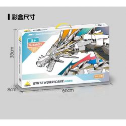 Kazi KY8093 8093 non  KHỔNG LỒ BẦU TRỜI RỒNG BÃO TRẮNG bộ đồ chơi xếp lắp ráp ghép mô hình WHITE HURRICANE 1485 khối