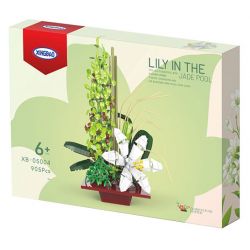 XINGBAO XB-05004 05004 XB05004 non  CÂY TRỒNG TRONG CHẬU HOA HUỆ YAOCHI bộ đồ chơi xếp lắp ráp ghép mô hình Creator LILY IN THE JADE POOL Sáng Tạo 905 khối