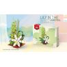 XINGBAO XB-05004 05004 XB05004 non  CÂY TRỒNG TRONG CHẬU HOA HUỆ YAOCHI bộ đồ chơi xếp lắp ráp ghép mô hình Creator LILY IN THE JADE POOL Sáng Tạo 905 khối