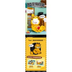 SLUBAN M38-B1225 B1225 1225 M38B1225 38-B1225 non  THÓI QUEN HÀNG NGÀY CỦA GARFIELD ĂN UỐNG bộ đồ chơi xếp lắp ráp ghép mô hình Movie & Game GARFIELD IT'S CAT'S LIFE Phim Và Trò Chơi 194 khối