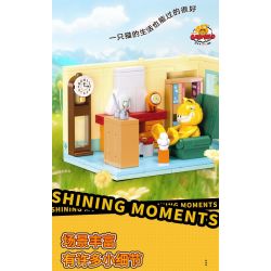 SLUBAN M38-B1225 B1225 1225 M38B1225 38-B1225 non  THÓI QUEN HÀNG NGÀY CỦA GARFIELD ĂN UỐNG bộ đồ chơi xếp lắp ráp ghép mô hình Movie & Game GARFIELD IT'S CAT'S LIFE Phim Và Trò Chơi 194 khối