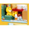 SLUBAN M38-B1225 B1225 1225 M38B1225 38-B1225 non  THÓI QUEN HÀNG NGÀY CỦA GARFIELD ĂN UỐNG bộ đồ chơi xếp lắp ráp ghép mô hình Movie & Game GARFIELD IT'S CAT'S LIFE Phim Và Trò Chơi 194 khối