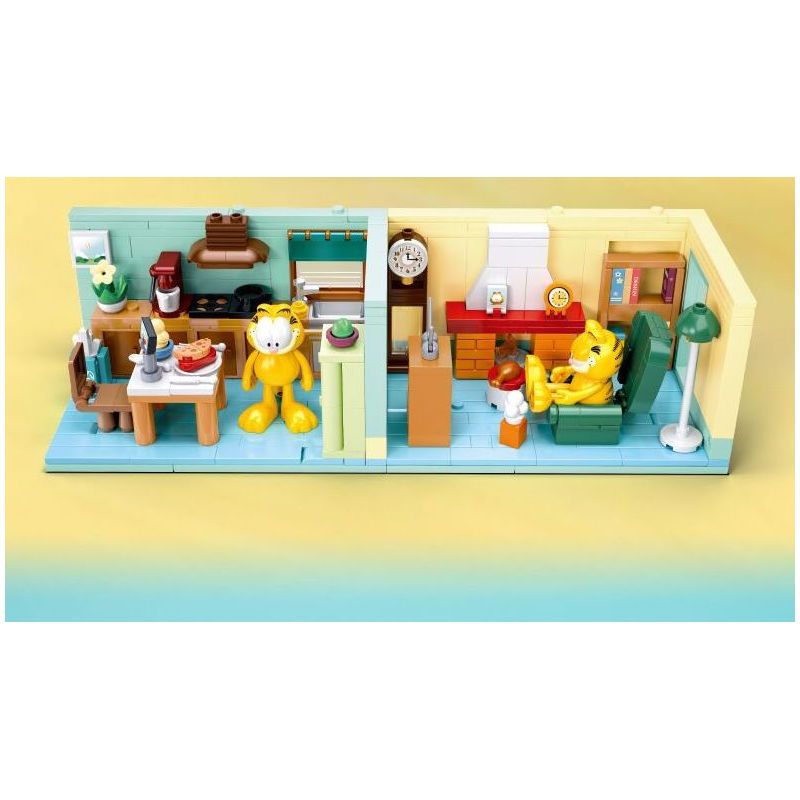 SLUBAN M38-B1226 B1226 1226 M38B1226 38-B1226 non  GARFIELD DAILY GIỜ CHIẾU PHIM bộ đồ chơi xếp lắp ráp ghép mô hình Movie & Game GARFIELD IT'S CAT'S LIFE Phim Và Trò Chơi