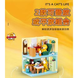 SLUBAN M38-B1226 B1226 1226 M38B1226 38-B1226 non  GARFIELD DAILY GIỜ CHIẾU PHIM bộ đồ chơi xếp lắp ráp ghép mô hình Movie & Game GARFIELD IT'S CAT'S LIFE Phim Và Trò Chơi