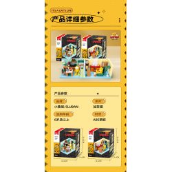 SLUBAN M38-B1226 B1226 1226 M38B1226 38-B1226 non  GARFIELD DAILY GIỜ CHIẾU PHIM bộ đồ chơi xếp lắp ráp ghép mô hình Movie & Game GARFIELD IT'S CAT'S LIFE Phim Và Trò Chơi