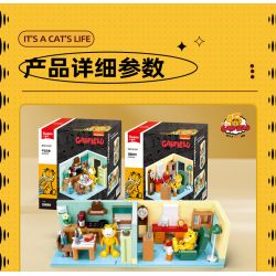 SLUBAN M38-B1226 B1226 1226 M38B1226 38-B1226 non  GARFIELD DAILY GIỜ CHIẾU PHIM bộ đồ chơi xếp lắp ráp ghép mô hình Movie & Game GARFIELD IT'S CAT'S LIFE Phim Và Trò Chơi