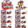 SEMBO 2537 2538 2539 2540 2541 2542 2543 2544 non  MECHA THÉP NGƯỜI BẢO VỆ NGỌN LỬA 8 TỔ HỢP bộ đồ chơi xếp lắp ráp ghép mô hình City MECHA OF STEEL Thành Phố 859 khối