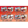 SEMBO 2537 2538 2539 2540 2541 2542 2543 2544 non  MECHA THÉP NGƯỜI BẢO VỆ NGỌN LỬA 8 TỔ HỢP bộ đồ chơi xếp lắp ráp ghép mô hình City MECHA OF STEEL Thành Phố 859 khối