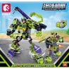 SEMBO 2550 2551 2552 2545 2546 2547 2548 2549 non  MECHA THÉP GIÁP NẶNG KỸ THUẬT HIỆP SĨ BÓNG GIÓ bộ đồ chơi xếp lắp ráp ghép mô hình MECHA OF STEEL 852 khối
