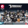 SEMBO 2644 2645 2646 2647 2648 2649 2650 2651 non  BIỆT KÍCH BÓNG TỐI bộ đồ chơi xếp lắp ráp ghép mô hình City LAING COMMANDOS Thành Phố 166 khối