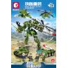SEMBO 1400 1401 1402 1403 non  ÁO GIÁP MÁU SẮT 4 LOẠI bộ đồ chơi xếp lắp ráp ghép mô hình Military Army IRON BLOOD HEAVY EQUIPMENT Quân Sự Bộ Đội 787 khối