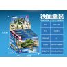 SEMBO 1400 1401 1402 1403 non  ÁO GIÁP MÁU SẮT 4 LOẠI bộ đồ chơi xếp lắp ráp ghép mô hình Military Army IRON BLOOD HEAVY EQUIPMENT Quân Sự Bộ Đội 787 khối