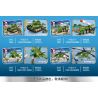 SEMBO 1400 1401 1402 1403 non  ÁO GIÁP MÁU SẮT 4 LOẠI bộ đồ chơi xếp lắp ráp ghép mô hình Military Army IRON BLOOD HEAVY EQUIPMENT Quân Sự Bộ Đội 787 khối
