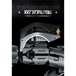 GULY 80501 non  NHỮNG ĐIỀU ĐÁNG KINH NGẠC TRẬN CHIẾN CỦA NHÀ LÃNH ĐẠO bộ đồ chơi xếp lắp ráp ghép mô hình TRANSFORMROBOT 4160 khối