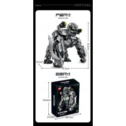 GULY 80501 non  NHỮNG ĐIỀU ĐÁNG KINH NGẠC TRẬN CHIẾN CỦA NHÀ LÃNH ĐẠO bộ đồ chơi xếp lắp ráp ghép mô hình TRANSFORMROBOT 4160 khối