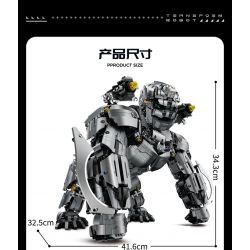 GULY 80501 non  NHỮNG ĐIỀU ĐÁNG KINH NGẠC TRẬN CHIẾN CỦA NHÀ LÃNH ĐẠO bộ đồ chơi xếp lắp ráp ghép mô hình TRANSFORMROBOT 4160 khối