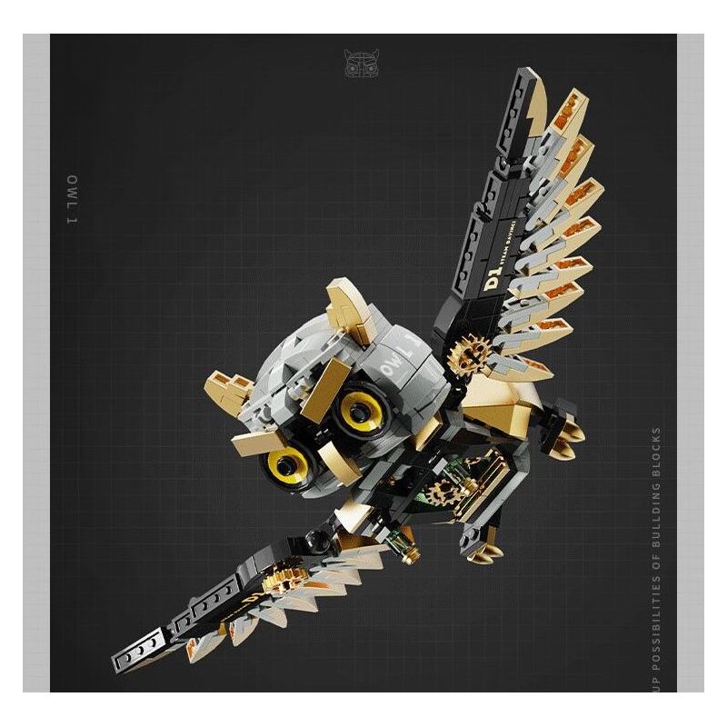 TAKUKI T7003 7003 non  HƠI NƯỚC DA VINCI CÚ bộ đồ chơi xếp lắp ráp ghép mô hình STEAM DAVINCI