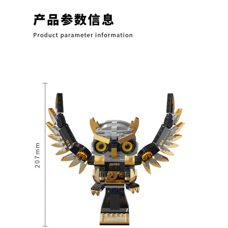 TAKUKI T7003 7003 non  HƠI NƯỚC DA VINCI CÚ bộ đồ chơi xếp lắp ráp ghép mô hình STEAM DAVINCI