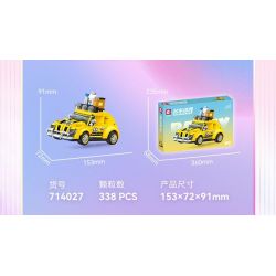 SEMBO 714024 non  THẾ GIỚI XE SANG THỎ HỒNG bộ đồ chơi xếp lắp ráp ghép mô hình Racers Đua Tốc Độ 333 khối