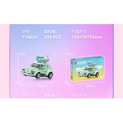 SEMBO 714026 non  THẾ GIỚI XE SANG ĐI ĐƯỜNG TRƯỜNG bộ đồ chơi xếp lắp ráp ghép mô hình Racers Đua Tốc Độ 343 khối