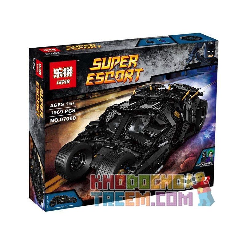 NOT LEGO DC Comics Super Heroes 76023 The Tumbler, Decool JiSi 7111 KING 87041 Lele 34005 Lepin 07060 Xếp hình siêu xe Tumbler của người Dơi 1869 khối NOT LEGO DC Comics Super Heroes 76023 The Tumbler, Decool JiSi 7111 KING 87041 Lele 34005 Lepin 07060 Xếp hình siêu xe Tumbler của người Dơi 1869 khối
