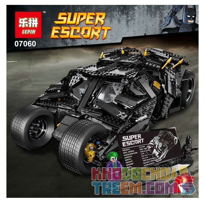 NOT Lego THE TUMBLER 76023 JISI 7111 KING 87041 LELE 34005 LEPIN 07060 ...