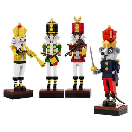 F-C9103 C9103 9103 FC9103 non  KẸP HẠT DẺ GIÁNG SINH bộ đồ chơi xếp lắp ráp ghép mô hình Creator CHRISTMAS NUTCRACKERS Sáng Tạo 697 khối