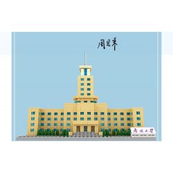 NANKAI UNIVERSITY 3124 non  TÒA NHÀ CHÍNH CỦA ĐẠI HỌC NANKAI bộ đồ chơi xếp lắp ráp ghép mô hình Creator Sáng Tạo 1099 khối