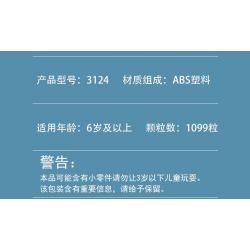 NANKAI UNIVERSITY 3124 non  TÒA NHÀ CHÍNH CỦA ĐẠI HỌC NANKAI bộ đồ chơi xếp lắp ráp ghép mô hình Creator Sáng Tạo 1099 khối
