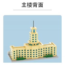 NANKAI UNIVERSITY 3124 non  TÒA NHÀ CHÍNH CỦA ĐẠI HỌC NANKAI bộ đồ chơi xếp lắp ráp ghép mô hình Creator Sáng Tạo 1099 khối