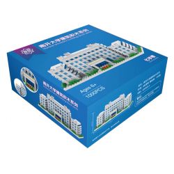 NANKAI UNIVERSITY 3124 non  TÒA NHÀ HÓA HỌC ĐẠI NANKAI bộ đồ chơi xếp lắp ráp ghép mô hình Creator Sáng Tạo 1000 khối