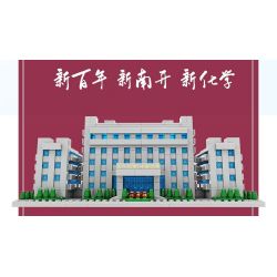 NANKAI UNIVERSITY 3124 non  TÒA NHÀ HÓA HỌC ĐẠI NANKAI bộ đồ chơi xếp lắp ráp ghép mô hình Creator Sáng Tạo 1000 khối