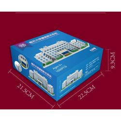 NANKAI UNIVERSITY 3124 non  TÒA NHÀ HÓA HỌC ĐẠI NANKAI bộ đồ chơi xếp lắp ráp ghép mô hình Creator Sáng Tạo 1000 khối