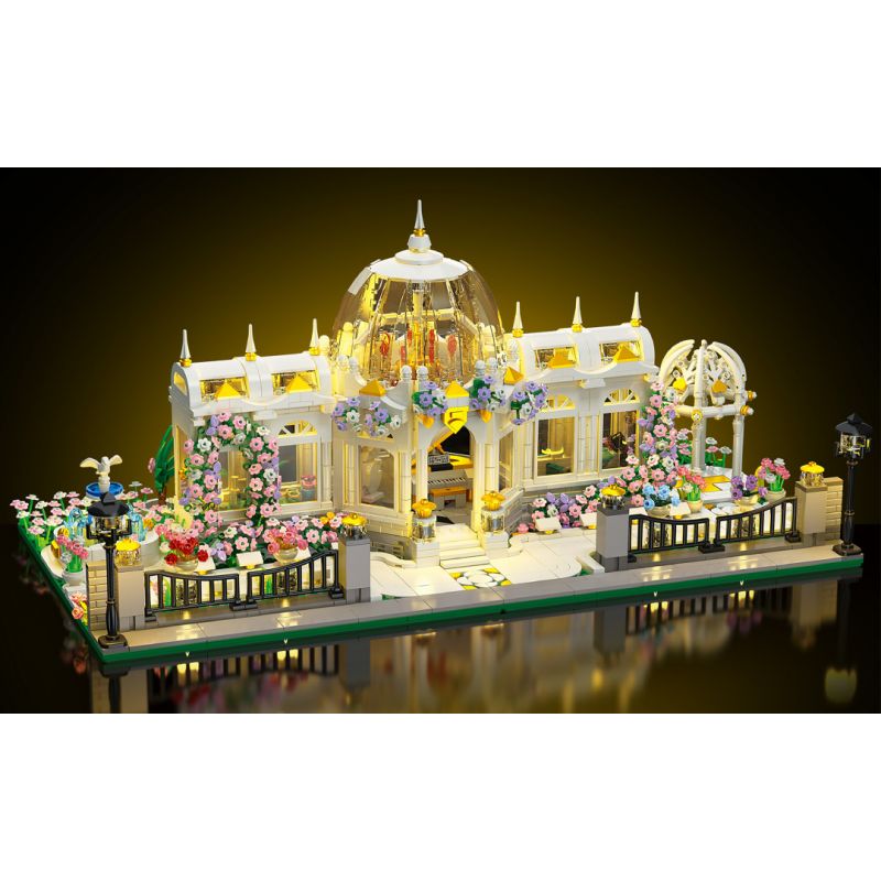 JIESTAR JJ9043 9043 non Lego QUẢNG TRƯỜNG SÂN VƯỜN bộ đồ chơi xếp lắp ráp ghép mô hình GARDEN SQUARE 2397 khối