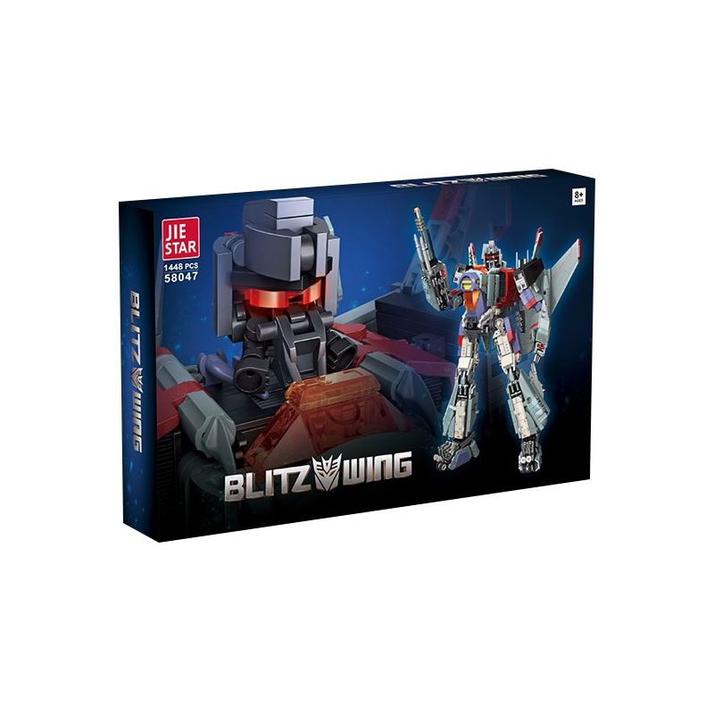 JIESTAR 58047 non  TIA SÉT bộ đồ chơi xếp lắp ráp ghép mô hình Movie & Game BLITZWING Phim Và Trò Chơi 1448 khối