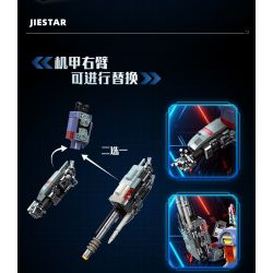 JIESTAR 58047 non  TIA SÉT bộ đồ chơi xếp lắp ráp ghép mô hình Movie & Game BLITZWING Phim Và Trò Chơi 1448 khối