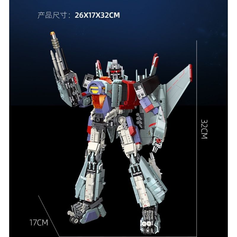 JIESTAR 58047 non  TIA SÉT bộ đồ chơi xếp lắp ráp ghép mô hình Movie & Game BLITZWING Phim Và Trò Chơi 1448 khối