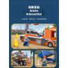 JIESTAR 51028 non  XE BEN LẬT PHÍA SAU bộ đồ chơi xếp lắp ráp ghép mô hình City CITY GLOBAL Thành Phố 267 khối