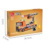 JIESTAR 51029 non  XE TRỤ bộ đồ chơi xếp lắp ráp ghép mô hình City CITY GLOBAL Thành Phố 259 khối
