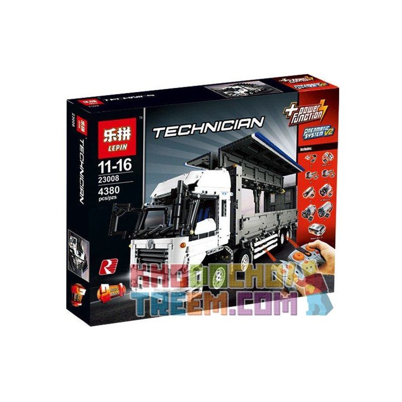 NOT LEGO Technic MOC-1389 Wing Body Truck, Lepin 23008 MouldKing 13139 Qizhile 23025 Rebrickable MOC-1389 Xếp hình Xe Tải Có Cánh 4128 khối điều khiển từ xa NOT LEGO Technic MOC-1389 Wing Body Truck, Lepin 23008 MouldKing 13139 Qizhile 23025 Rebrickable MOC-1389 Xếp hình Xe Tải Có Cánh 4128 khối điều khiển từ xa