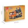 JIESTAR 51030 non  TÀU VẬN CHUYỂN bộ đồ chơi xếp lắp ráp ghép mô hình City CITY GLOBAL Thành Phố 267 khối