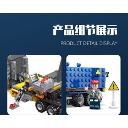 JIESTAR 51030 non  TÀU VẬN CHUYỂN bộ đồ chơi xếp lắp ráp ghép mô hình City CITY GLOBAL Thành Phố 267 khối