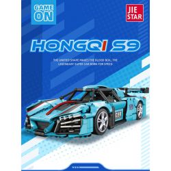 JIESTAR 58108 non  XE THỂ THAO HONGQI S9 tỷ lệ 1:14 bộ đồ chơi xếp lắp ráp ghép mô hình  Kỹ Thuật Công Nghệ Cao Mô Hình Phương Tiện 1626 khối