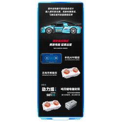 JIESTAR 58108 non  XE THỂ THAO HONGQI S9 tỷ lệ 1:14 bộ đồ chơi xếp lắp ráp ghép mô hình  Kỹ Thuật Công Nghệ Cao Mô Hình Phương Tiện 1626 khối