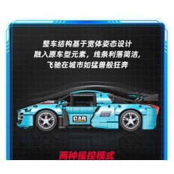 JIESTAR 58108 non  XE THỂ THAO HONGQI S9 tỷ lệ 1:14 bộ đồ chơi xếp lắp ráp ghép mô hình  Kỹ Thuật Công Nghệ Cao Mô Hình Phương Tiện 1626 khối