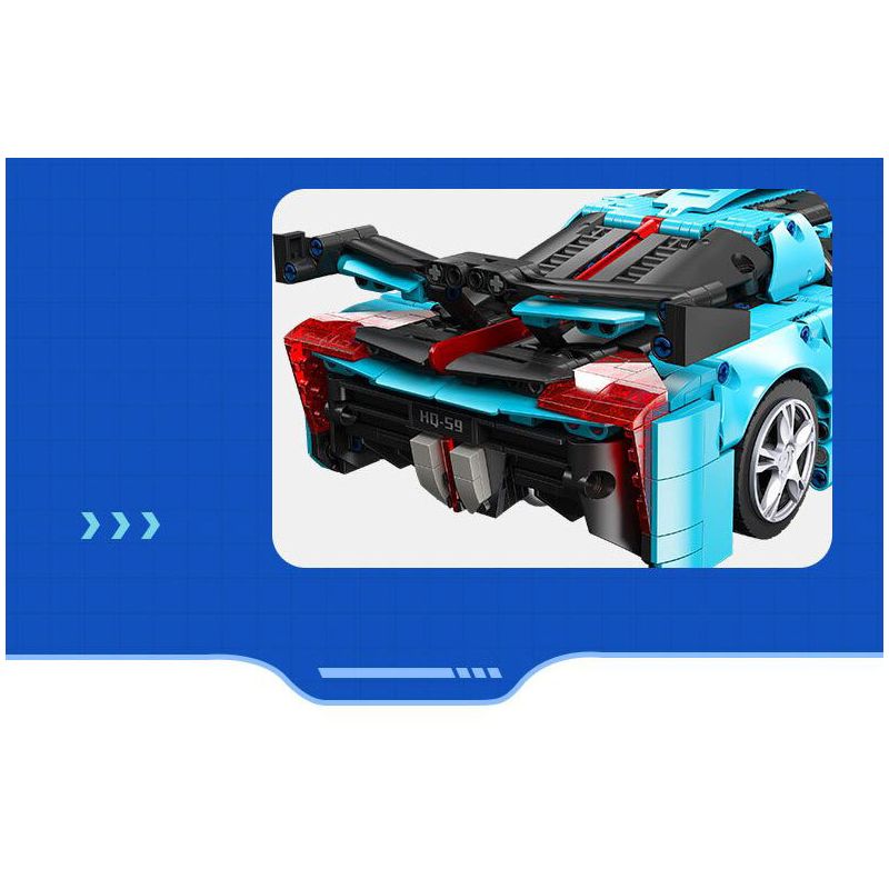 JIESTAR 58108 non  XE THỂ THAO HONGQI S9 tỷ lệ 1:14 bộ đồ chơi xếp lắp ráp ghép mô hình  Kỹ Thuật Công Nghệ Cao Mô Hình Phương Tiện 1626 khối