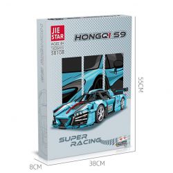 JIESTAR 58108 non  XE THỂ THAO HONGQI S9 tỷ lệ 1:14 bộ đồ chơi xếp lắp ráp ghép mô hình  Kỹ Thuật Công Nghệ Cao Mô Hình Phương Tiện 1626 khối